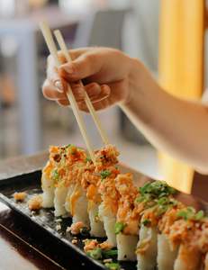 <span class=keywords><strong>Palillos</strong></span> Desechables de Bambú Zemcxney, 50 Juegos, Tratados con UV, Premium, Lisos, Envueltos Individualmente, <span class=keywords><strong>para</strong></span> Sushi, Comida China, Japonesa y Asiática - Product Image 6