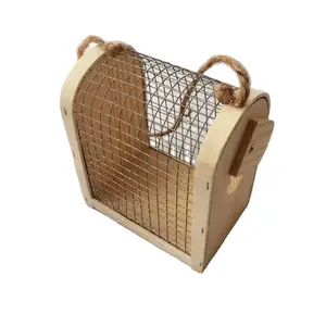 Cage à hamster en bois naturel respirez librement Mason Bee House Supplier OEM avec le meilleur prix de gros