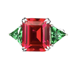 Nuevo <span class=keywords><strong>en</strong></span> 2023, Plata S925, Estilo Europeo y Americano, 10 * 12 mm, Verde, Sensación Premium, <span class=keywords><strong>Venta</strong></span> Directa de Fábrica - Product Image 1