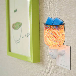 Calentador de Velas Eléctrico de Cerámica y Vidrio para Cera Aromática, Lámpara de <span class=keywords><strong>Aroma</strong></span>, Quemador de Aceite, Navidad - Product Image 3