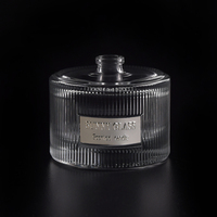 Flacon de parfum vide de luxe en verre 58 ml avec pompe/bouchon à vis de haute qualité, gravure, compte-gouttes pour diffuseur – Vente chaude