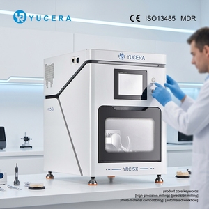 Fresadora Dental de Alta Precisión Yucera de 5 Ejes Simultáneos para Bloques de Zirconia, Certificación CE, <span class=keywords><strong>Precio</strong></span> de Fábrica, Envío Rápido, Nueva - Product Image 1