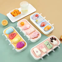 Moule à glace en silicone écologique en forme de cube pour la fabrication de glaces, idéal pour l'été, à faire soi-même