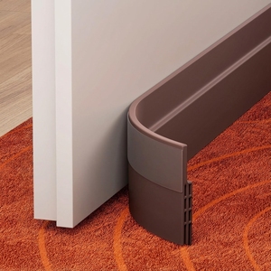 Joint d'étanchéité <span class=keywords><strong>de</strong></span> bas <span class=keywords><strong>de</strong></span> porte auto-adhésif <span class=keywords><strong>de</strong></span> haute qualité en TPE, coupe-froid et insonorisant pour économie d'énergie, pour maison et bureau - Product Image 2