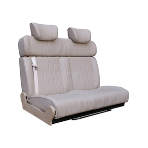 Siège-lit en <span class=keywords><strong>cuir</strong></span> réglable pour conversion de Sprinter MPV en camping-car, 2 places, camping-car - Product Image 1