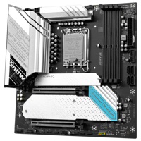 JGINYUE B760M Snow Dream WiFi/B Carte mère LGA 1700 Support 2th 13th 14th CPU DDR4 RAM pour ordinateur de jeu