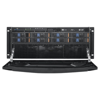 Chassis Rak HPC-7485-20RX 4U dengan 8 Tray Drive 3.5" Hot-Swap, Mendukung Motherboard EATX/ATX, PSU 2000W, Prosesor AMD EPYC