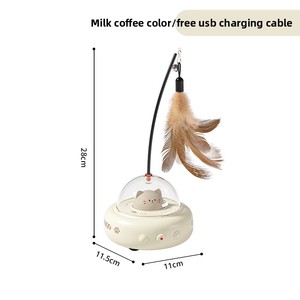 ألعاب قطط منزلية ذكية ، ألعاب ريشة وصديقة للقطط البطيئة ، متعة ذاتية وتخفيف الضجر - Product Image 6