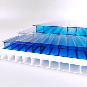 6mm 8mm 10mm Uv extrudé clair cellulaire <span class=keywords><strong>alvéolaire</strong></span> Pergola panneau creux feuilles de <span class=keywords><strong>Polycarbonate</strong></span> pour toit de serre - Product Image 1