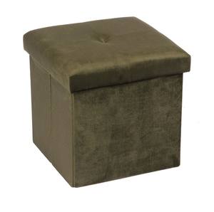 Bailey Boîte de rangement pliable carrée en velours à la mode personnalisée - Product Image 4