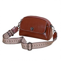 Sac bandoulière pour femme, petit sac à main, nouvelle collection 2025, en cuir véritable, fermeture éclair, mode printemps, polyvalent, mini sac en cuir de vachette