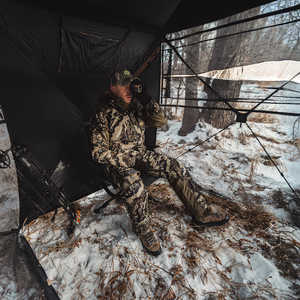 Abri de chasse camouflage facile à monter, tente pop-up légère, abri au sol pour la chasse au cerf, protection UV, design pliable - Product Image 3