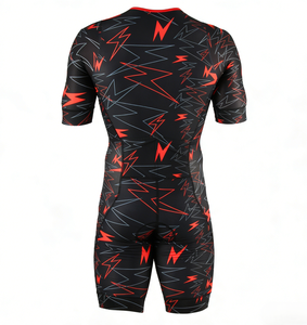 Customized Quick Dry Breathable One Piece Spandex Polyester Sets Sublimation Printed <b>Men</b> Team Events Cycling Triathlon <b>Suit</b> - Product Image 4