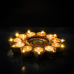 Лампа в виде лотоса, светодиодная подсветка для украшения, декоративные элементы для Дивали Дия, свет - Product Image 4