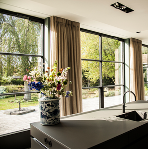 Cửa Sổ Bằng Sắt Cửa Chớp Bên Ngoài Cửa Sổ Chống Trộm Phụ Kiện Cửa Sổ Gỗ Hiện Đại Thiết Kế Cửa TS-084 Cách Âm - Product Image 3