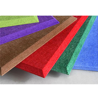 Panneaux acoustiques en polyester recyclé, insonorisés, panneaux muraux pour animaux de compagnie, panneaux acoustiques sculptés pour animaux de compagnie