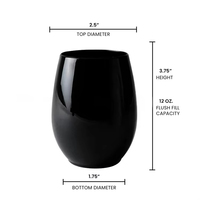 Verres à vin en plastique colorés anti-chute Tasses à thé pour restaurants de restauration rapide Verres à vin Coquetiers de couleur unie