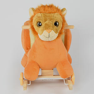 Vente chaude Enfants Bébé <span class=keywords><strong>Lion</strong></span> En Peluche Chaise À <span class=keywords><strong>Bascule</strong></span> Jouets <span class=keywords><strong>Cheval</strong></span> À <span class=keywords><strong>Bascule</strong></span> Ride sur Jouet Animaux - Product Image 2