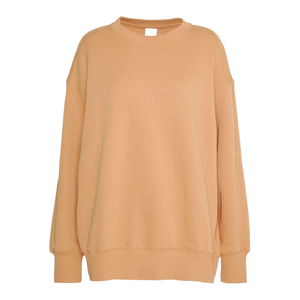 Venta Directa de Fábrica: Sudaderas de Invierno para Mujer, Diseño Personalizado, Logotipo Tejido en la Parte Delantera, Secado Rápido, Ropa Casual, 100% Algodón, Corte Holgado, Largo - Product Image 1