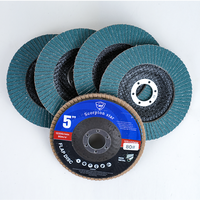 Disques à lamelles abrasifs Scirpion Star T27/T29 en oxyde d'aluminium et zircone W860 115mm 40 # ~120 #   Polissage de l'acier inoxydable à dureté moyenne