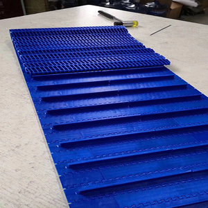 Modular nhựa băng tải băng tải thang máy thực phẩm máy móc thiết bị thép không gỉ màu xanh lưới vành đai tự động truyền đạt - Product Image 6