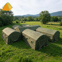 Abri gonflable haute pression robuste personnalisé, grande tente de secours d'urgence portable de camouflage pour isolation tactique OEM/ODM