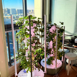 Вертикальная аэропонная башня на 5/7/9/11/13 уровней, 20-52 посадочных места, гидропонная система для домашнего использования, с насосом, эффективная для экономии пространства, для выращивания и полива растений - Product Image 5