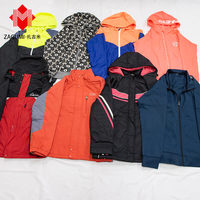 Balles de vêtements de seconde main Vêtements d'occasion mixtes Vêtements de marque d'occasion Vestes de marque pour hommes Veste de marque chinoise pour femmes