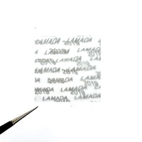 Étiquette autocollante personnalisée en PET robuste 3D Nano Micro Optique, hologramme transparent anti-contrefaçon, feuille lenticulaire découpée, imprimée CMYK