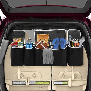 Organizador de Maletero de Coche de Tela Oxford 2025, Caja de Almacenamiento para Auto de Gran Capacidad, Bolsillos Prácticos para Comestibles, Plegable para el Asiento Trasero - Product Image 5
