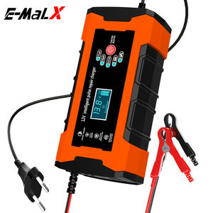 Зарядное устройство и поддерживатель заряда E-MaLX для автомобильных и мотоциклетных свинцово-кислотных аккумуляторов 12В 10А с автоматическим импульсным восстановлением, заводская цена - Product Image 3