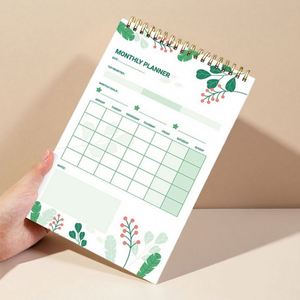Custom Printing A5/A4/A6 Cute Daily Tear off to Do List Memo Notepad Spiral Bound Fabric Cover Saddle <b>Stitching</b> <b>Gift</b> - Product Image 5