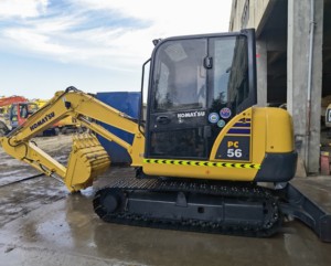 Well Preserved Used Komatsu PC56MR Excavator Low Noise <b>Environment</b> Friendly 29 Ton 1.7m Bucket Capacity for City Construction - Product Image 6