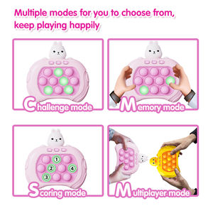 Jouets anti-stress lapin mignon les plus vendus pour enfants, jeu rapide de poussée, jouet pop fidget pour enfants - Product Image 3
