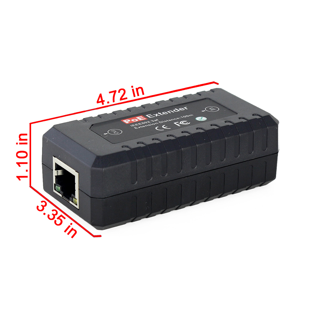 CCTV низкое энергопотребление Ethernet Wi Fi ретранслятор RJ45 внешний cpe, 2 портный POE расширитель сети сплиттер