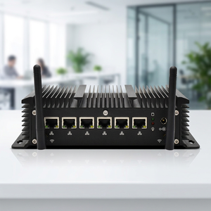 Mini PC sin ventilador con <span class=keywords><strong>CPU</strong></span> Intel Core <span class=keywords><strong>i5</strong></span> <span class=keywords><strong>1235U</strong></span>, 6 puertos LAN 2.5G, Firewall, Router, VPN Gateway - Product Image 1