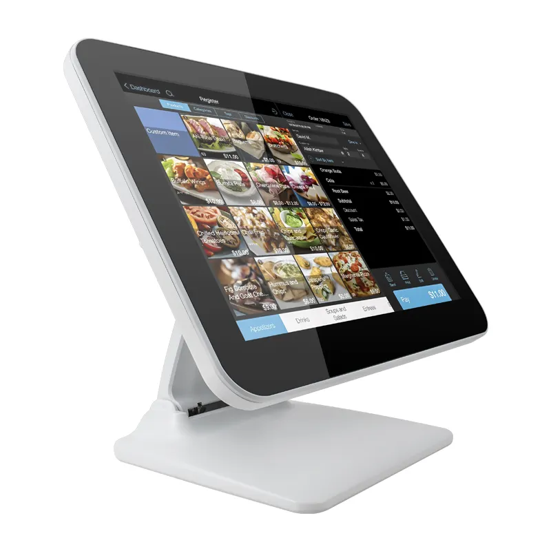 2024 Neues Modell Pos-System Kassenregistriergerät Überwachungs-Touchscreen geeignet für Restaurants weiß