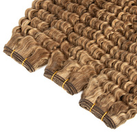 Extensions de Cheveux Humains Bouclés Vierges Brésiliens Originaux à Coudre en Tissage