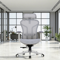 Chaise de bureau pivotante ergonomique moderne en maille de haute qualité avec soutien lombaire réglable Caractéristiques réglables