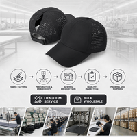 Casquette de sport unie à lanières croisées, maille respirante découpée au laser, légère pour la course, le golf et le baseball
