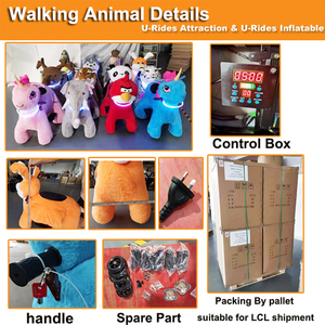<span class=keywords><strong>Voiture</strong></span> animale électrique de cheval pour le parc d'attractions d'intérieur extérieur - Product Image 4