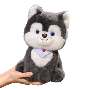 Decoración <span class=keywords><strong>de</strong></span> la habitación Peluche Husky Venta al por mayor Lindo diseño personalizado <span class=keywords><strong>de</strong></span> peluche Perro <span class=keywords><strong>de</strong></span> peluche Animal - Product Image 1