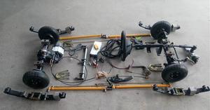 Transporte de monorriel eléctrico de conducción <span class=keywords><strong>trasera</strong></span> de 3kw con engranaje reductor conjunto diferencial del eje delantero - Product Image 2