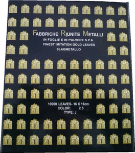 Depuis 1996, fabricant de feuilles d'or imitation sans papier intermédiaire pour la dorure de meubles, de plafonds, de cadres photo et de décoration intérieure - Product Image 2