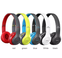 Harga Pabrik P47 Headset BT Tanpa Kabel, Pengurang Kebisingan Lipat Tahan Air Headset Stereo Nirkabel Headset Telepon DJ