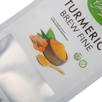 Op maat gemaakte gelamineerde staande pouch zak voor noten en gedroogd fruit met ritssluiting, plastic verpakking, gesealde zak