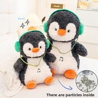Peluche pingouin super douce 8 pouces Remplissage en coton PP Anti-stress Drôle Petit pingouin en tissu Cadeau d'anniversaire