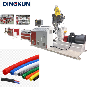 Machine d'extrusion de tuyaux ondulés en HDPE/LDPE |   Pompe à moteur contrôlée par PLC pour la fabrication de conduites flexibles, ligne de granulation de fils - Product Image 1