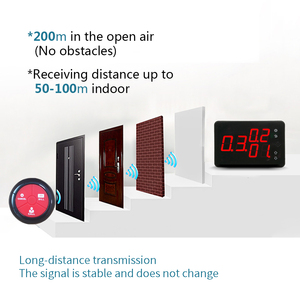 ระบบเรียกโต๊ะแบบไร้สายสำหรับโรงแรมและร้านอาหารระบบเพจเจอร์ประหยัดค่าใช้จ่ายแรงงาน - Product Image 4