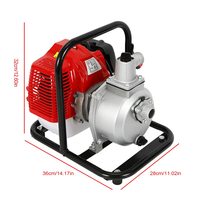 Pompa Air Bensin Berkualitas Tinggi Berdaya Besar untuk Irigasi Pertanian, Pompa Air Portabel Kecil